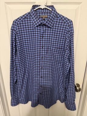 Peter Millar Crown Sport Mens Flannel Shirt Sz L Outdoor Casual Fall Luxury